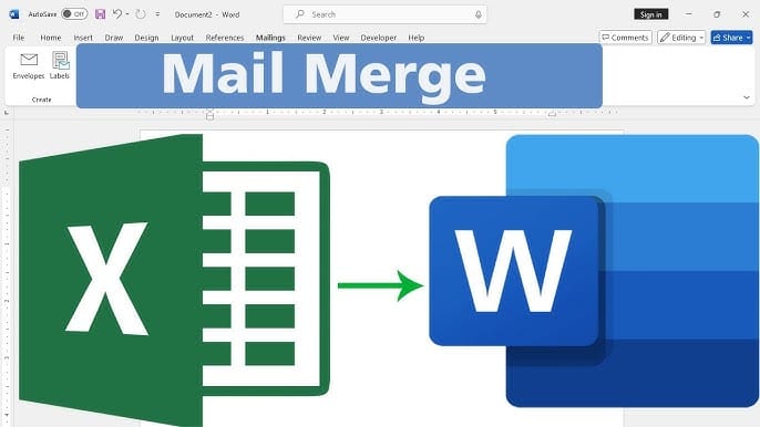 Cara Membuat Mail Merge di Word dari Data Excel – Premigu