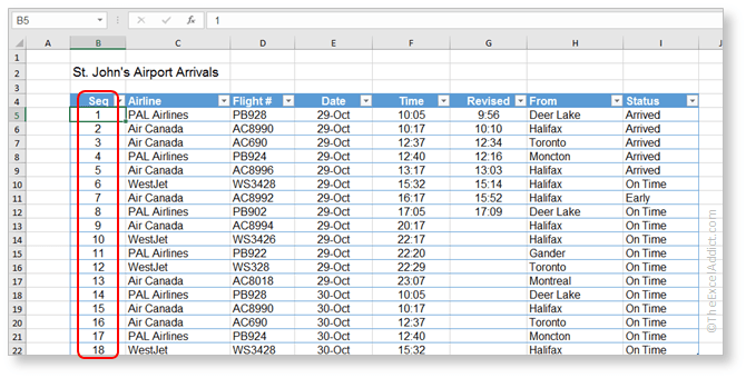 Cara Membuat Nomor Urut di Excel Agar Tidak Berubah